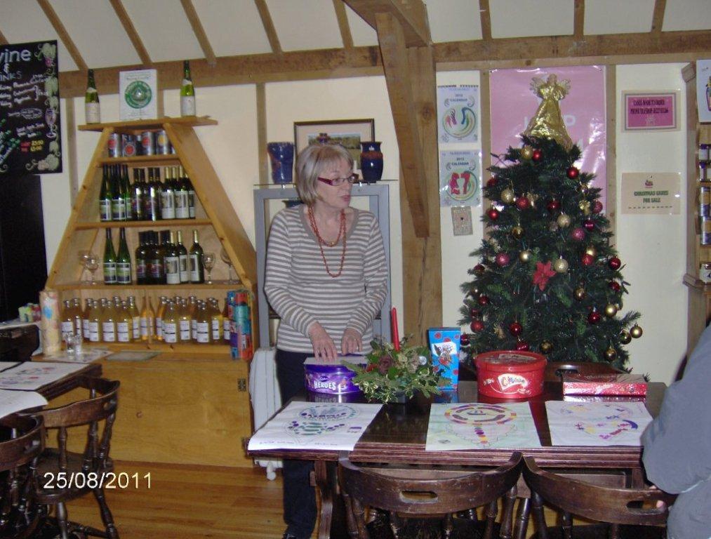 Colleen with Prizes and winning garden designs