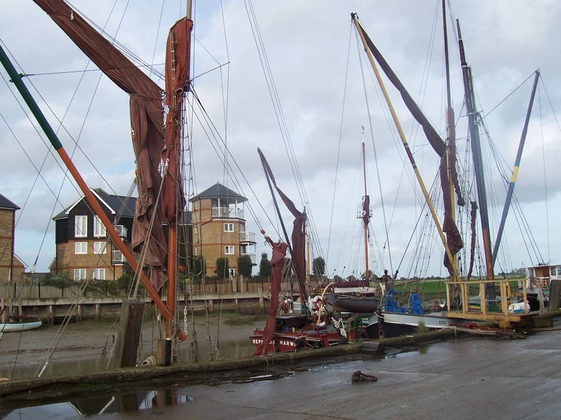 Barges at Faversham Creek