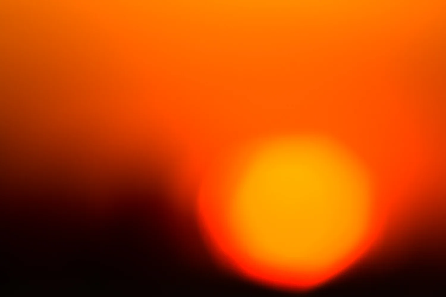 Abstract sunset