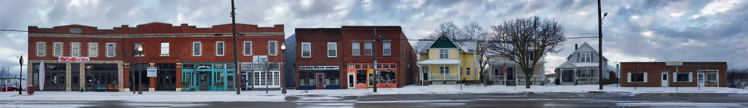 Downtown Fairport Harbor, Ohio