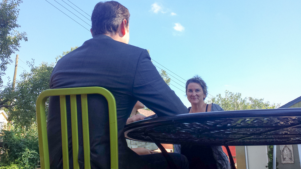Clayton Sandell interviews Debra Johnson