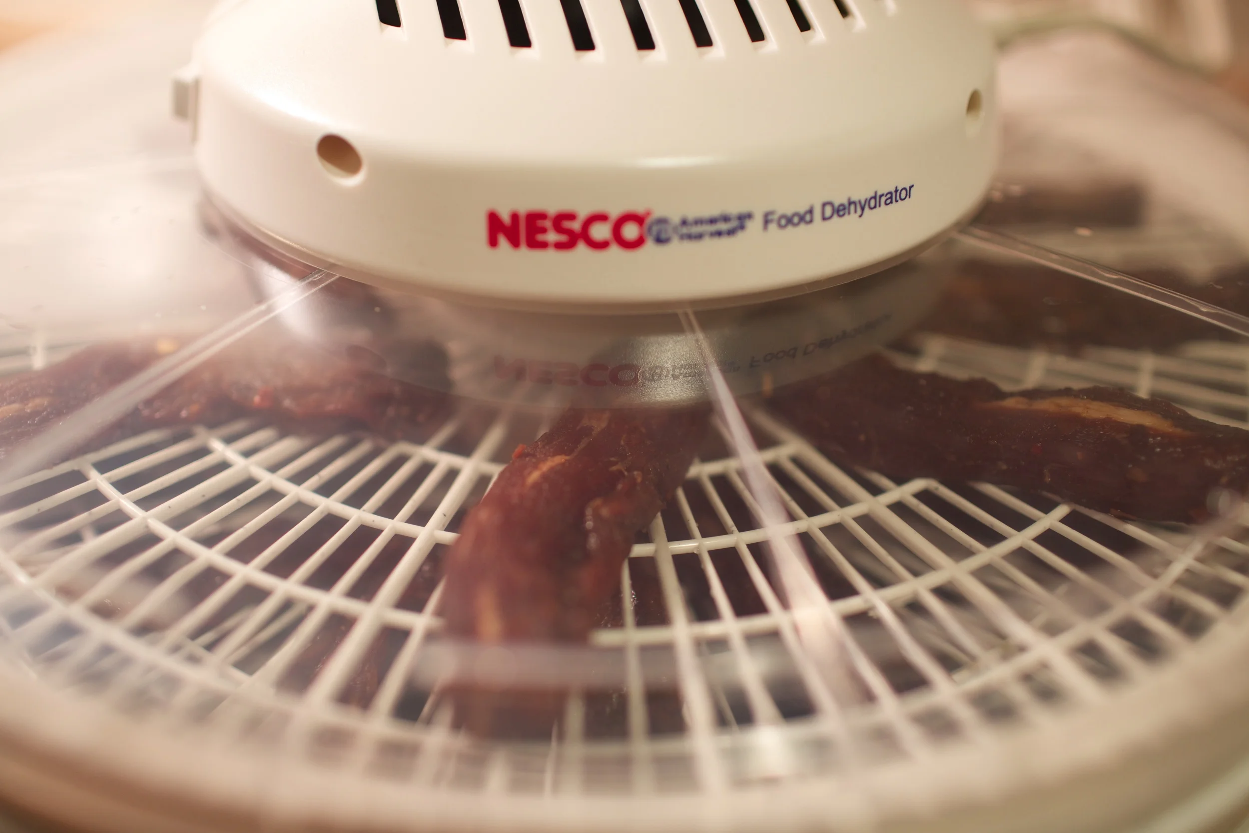 The Nesco food dehydrator on!