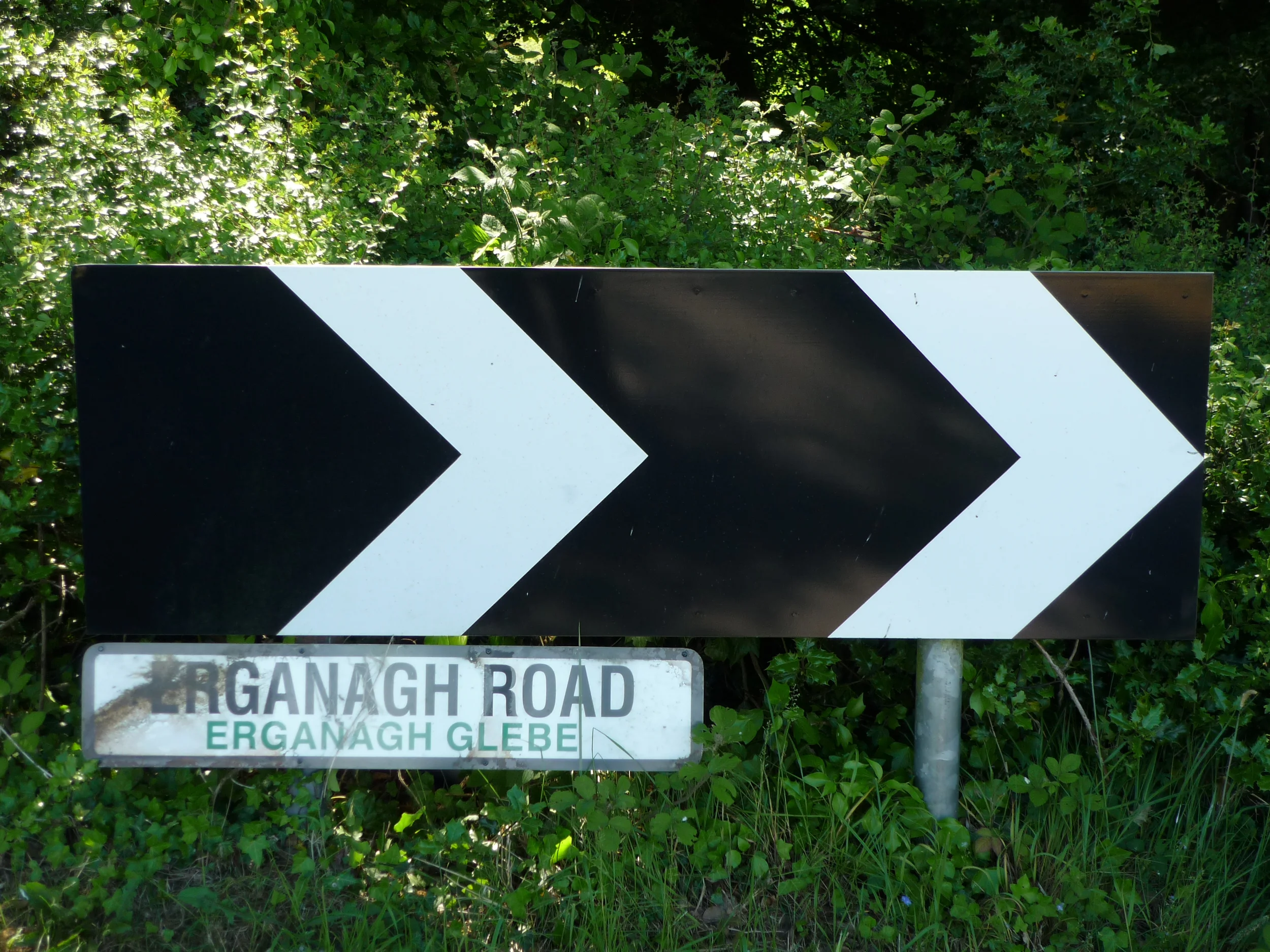 Erganagh Road/ Glebe Road Sign