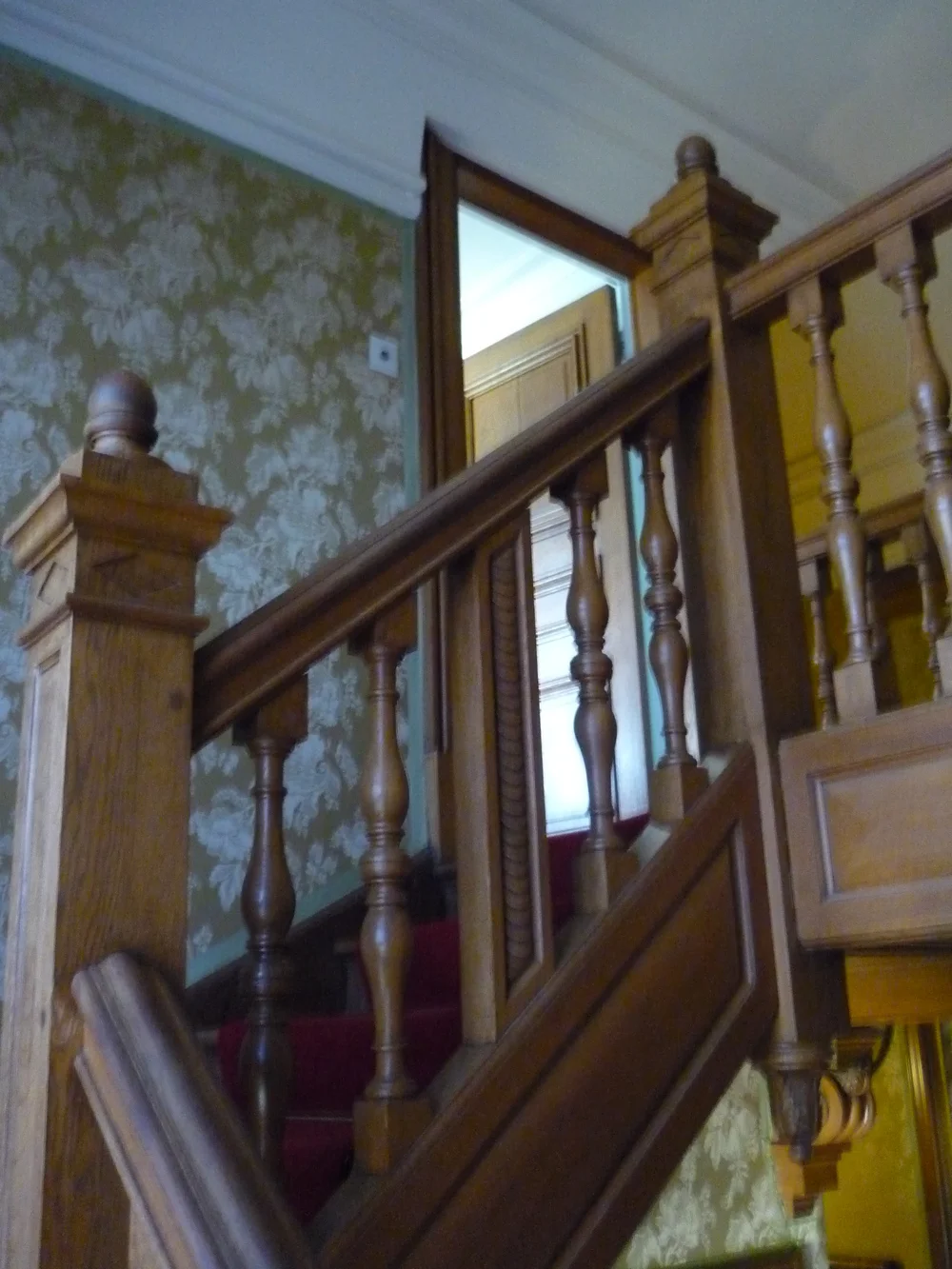 Staircase reputably built by Robert Jnr. Anderson at Waddesdon Manor