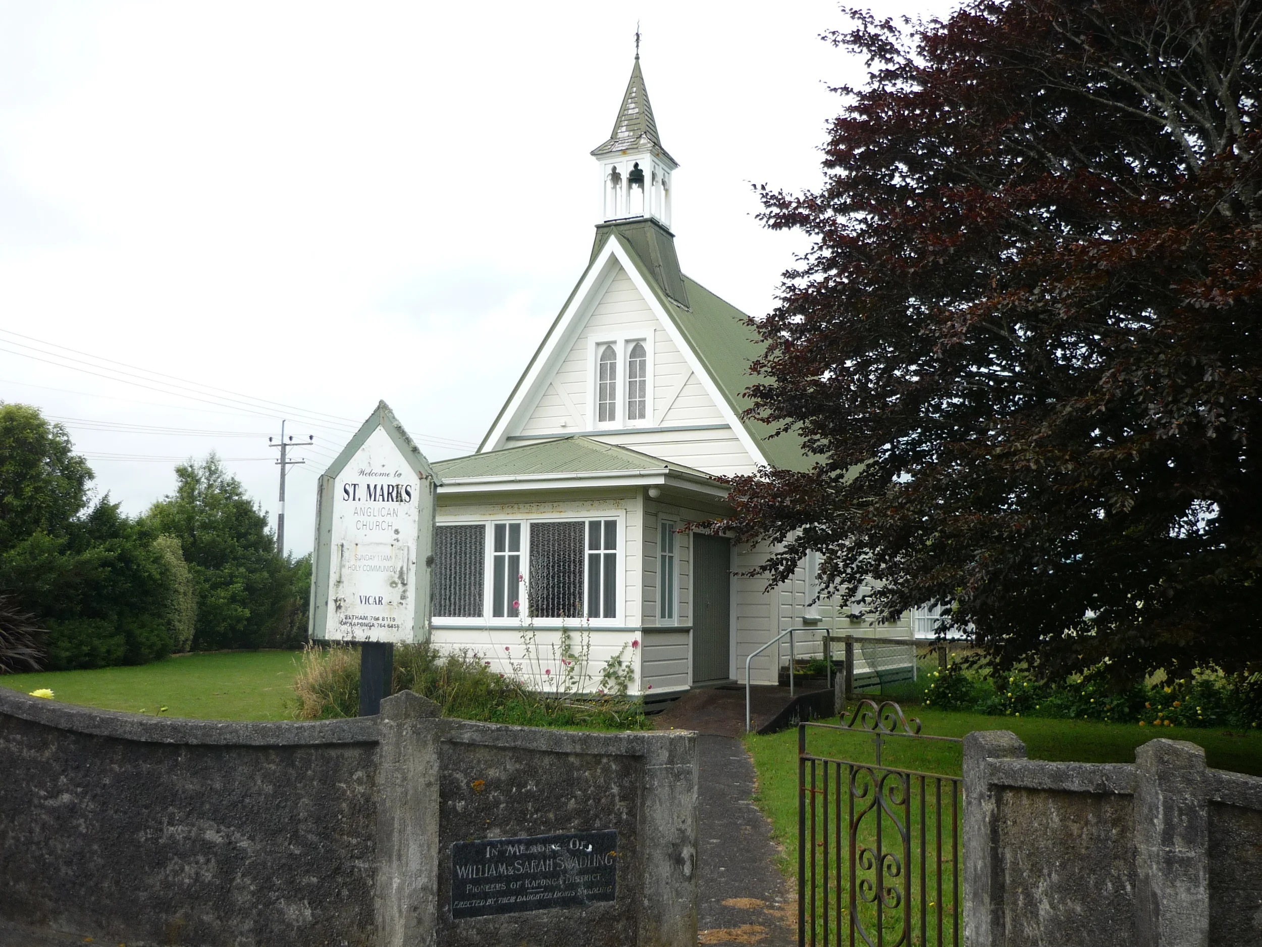 St. Marks Church, Kaponga