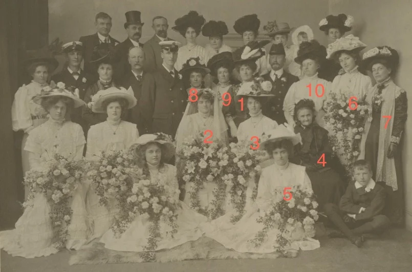 Wedding of Kathleen Gertrude West and George Henry Dearnley