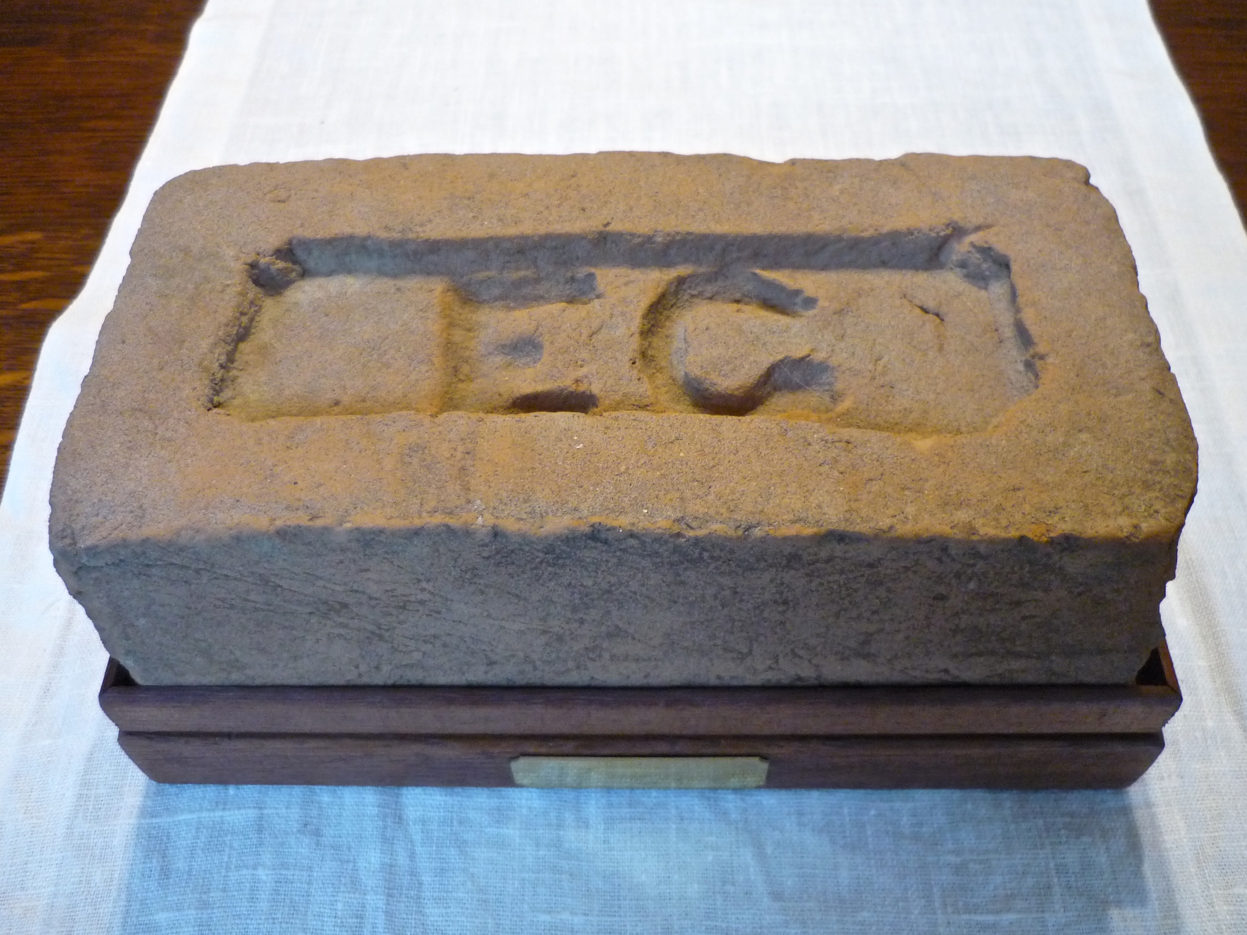 Brick made by Elijah Gadd
