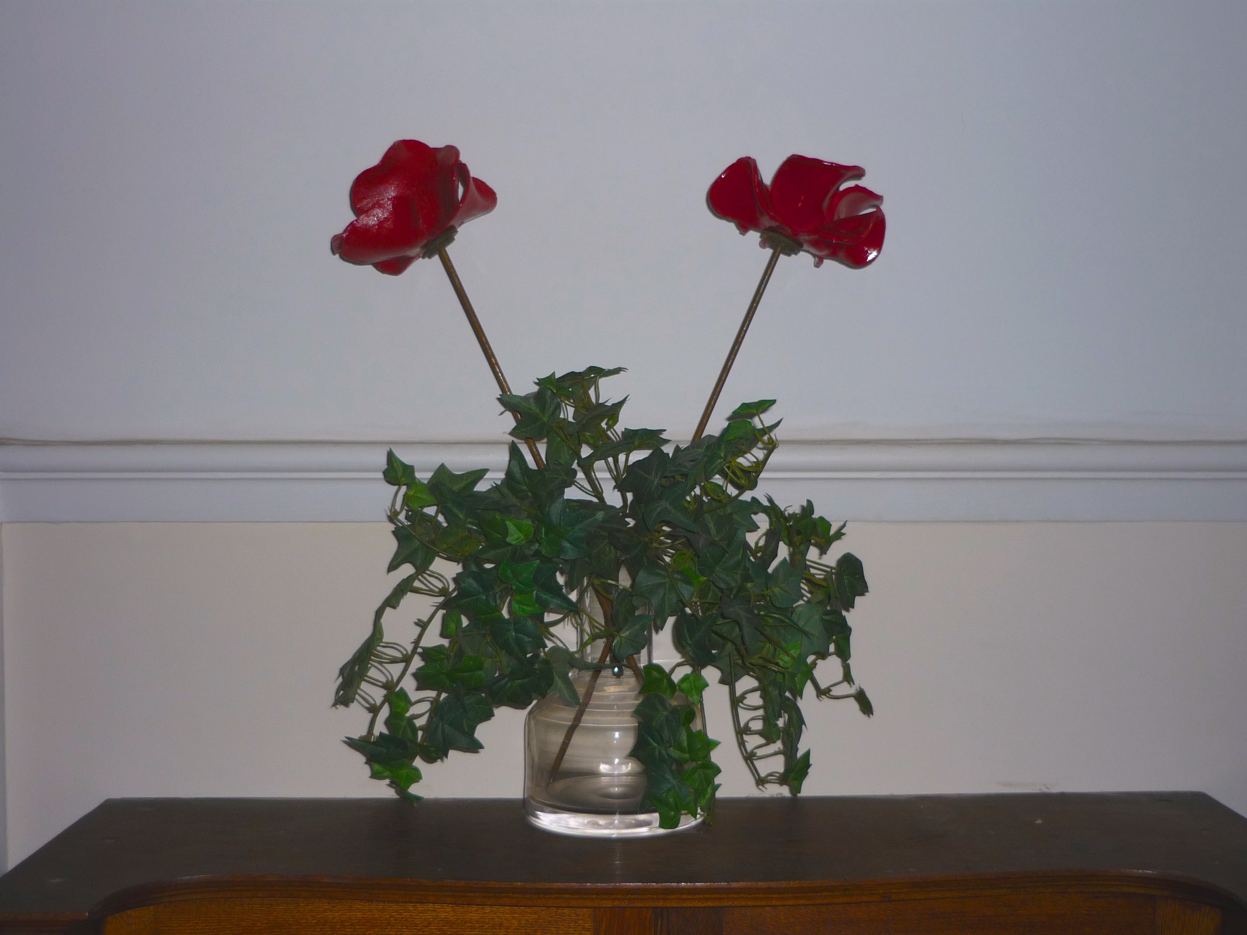 Ceramic Poppies from the Blood Swept Lands and Seas of Red installation 2014