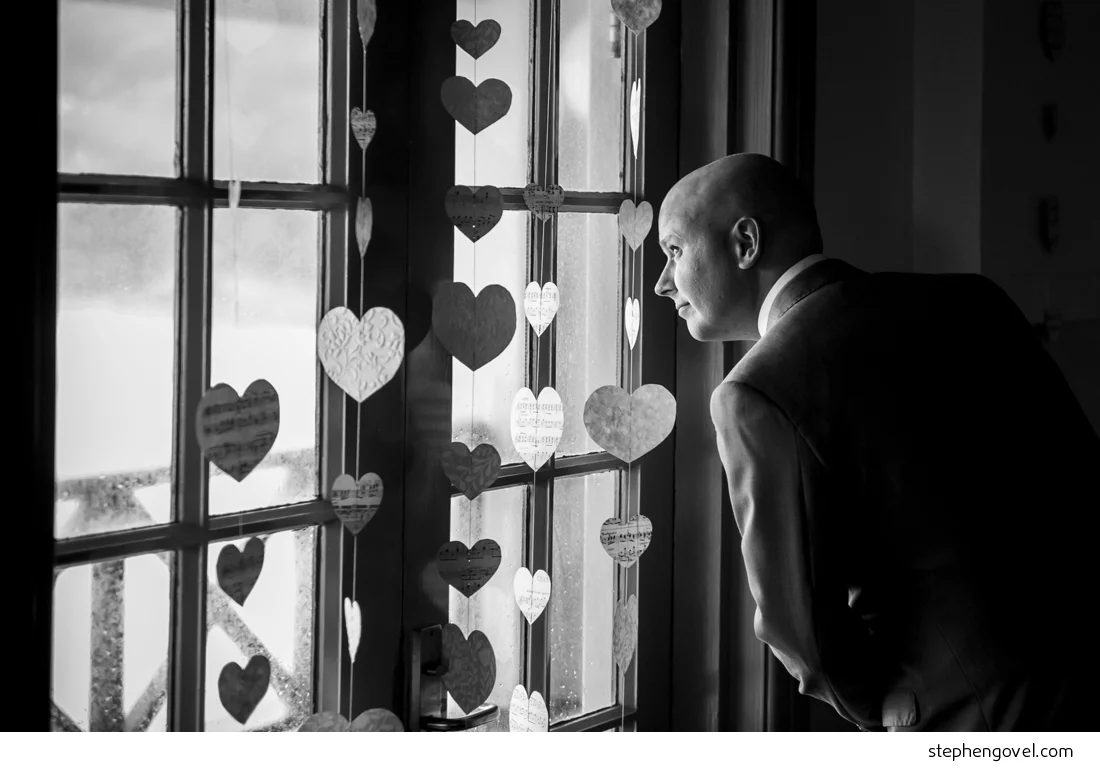 rainy manly wedding