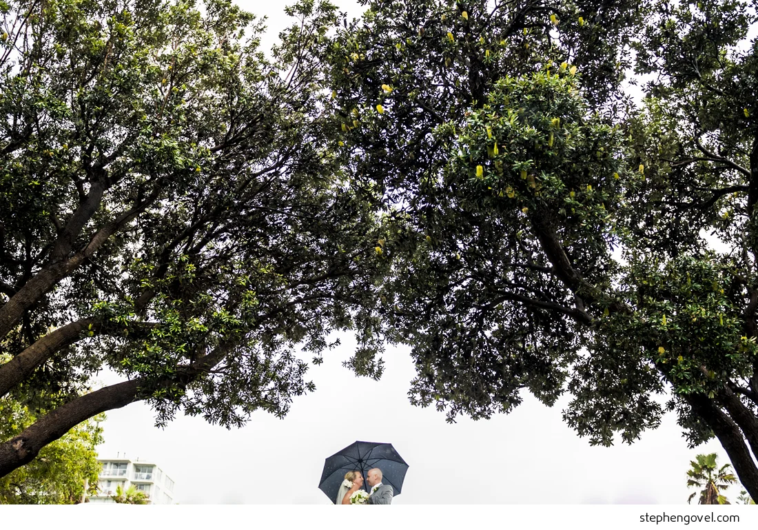 rainy manly wedding