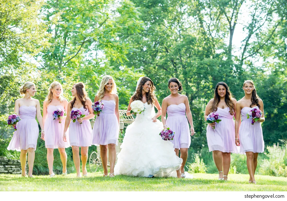caitlin gardens new york nature woods wedding crazy party