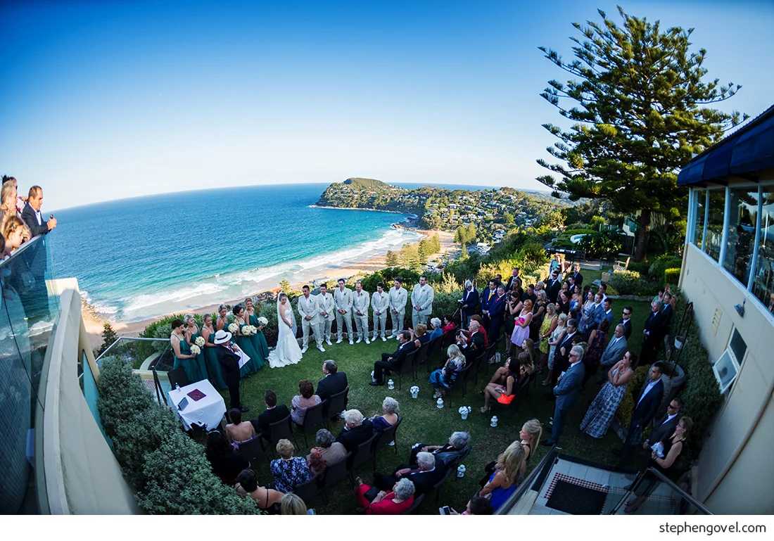 jonahs whale beach wedding northern beaches gumtree forest