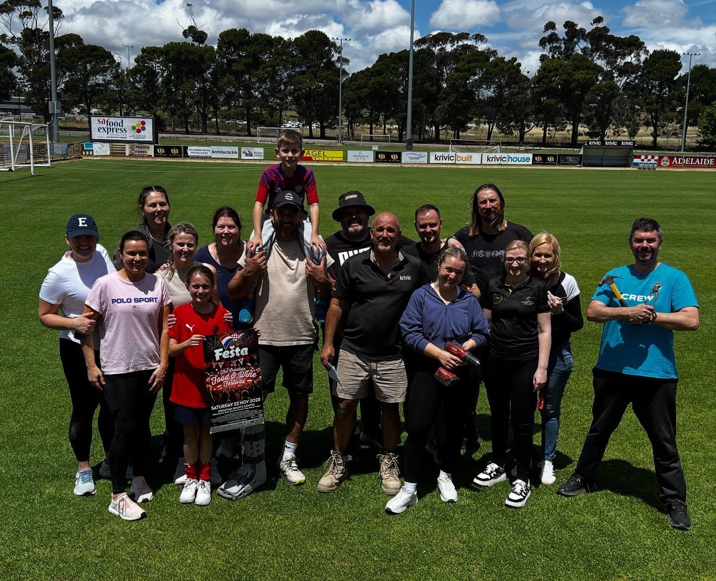 ONE WEEK TO GO! 
Fe&scaron;ta, the biggest Croatian festival in South Australia (and even Australia!) kicks off next Saturday, 22/11/25! 

A huge hvala to our incredible crew who&rsquo;ve been working hard (and getting a little dirty!) to set up our 