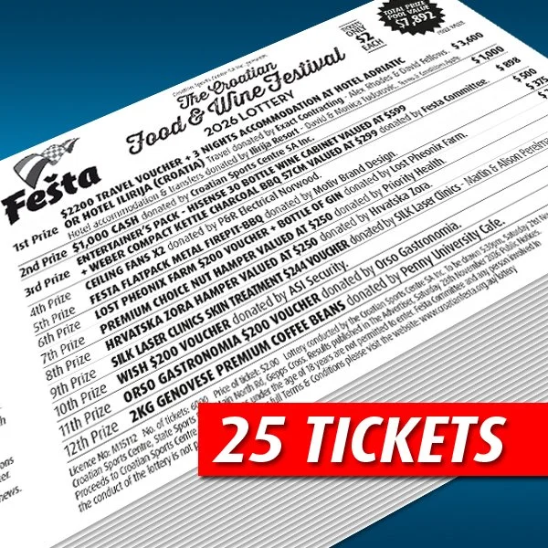 Lottery Tickets - 25 Pack
