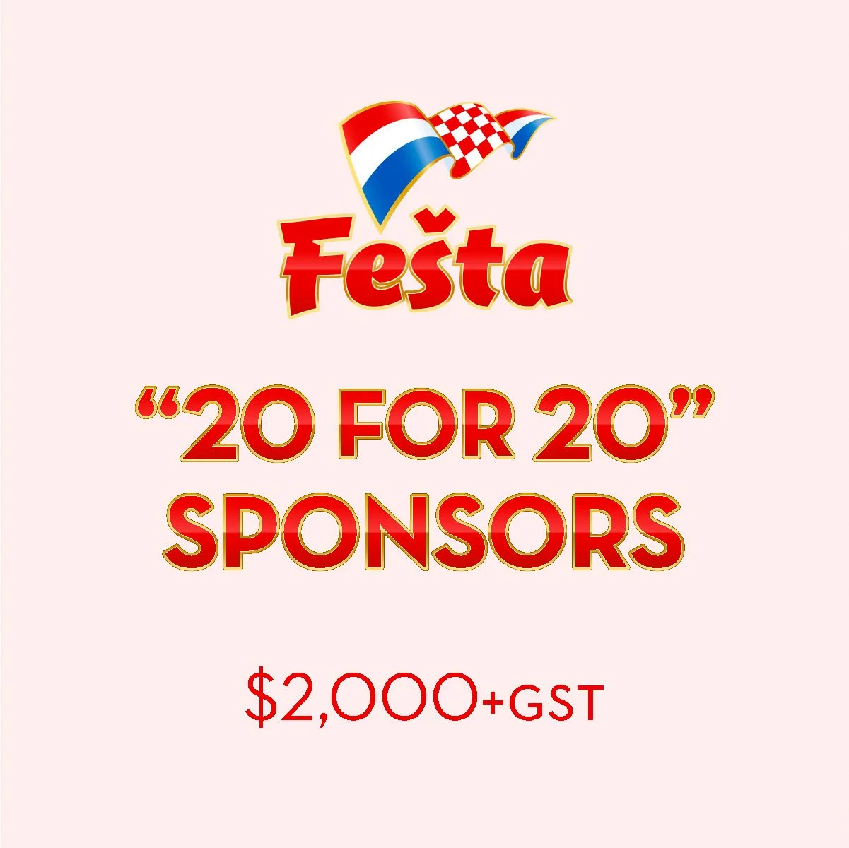 20 FOR 20 Sponsor