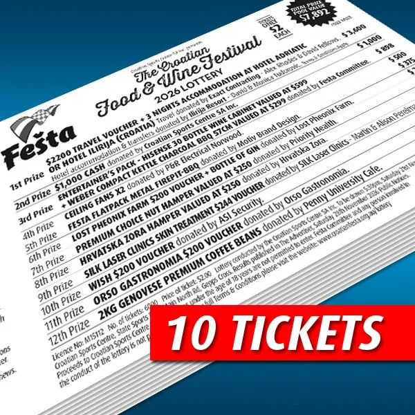 Lottery Tickets - 10 Pack