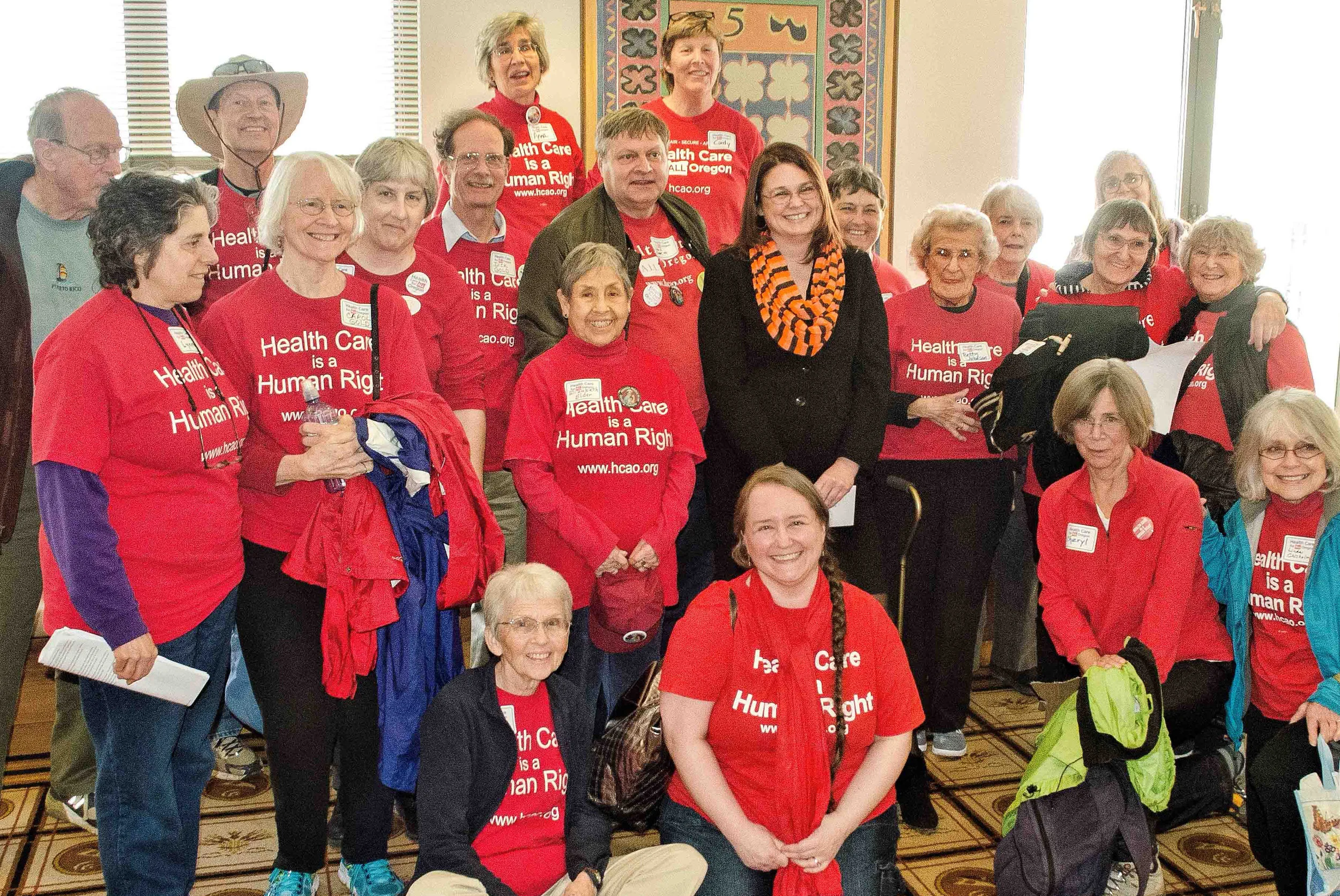 MVHCA ADVOCATES MEET WITH sENATOR SARA GELSER ON APRIL 20 AT THE STATE CAPITOL IN SALEM.