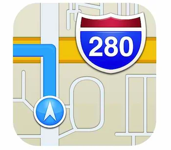 Apple maps icon