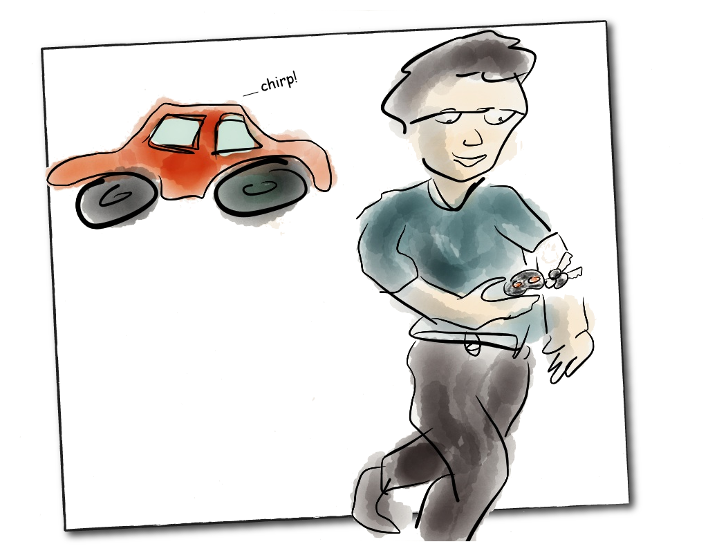 Locking the car