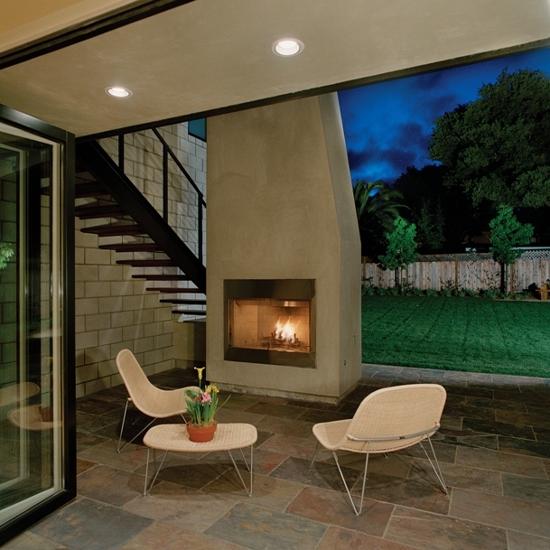 Back Patio Fireplace
