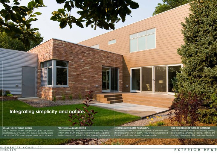 Rear View of the Elemental Home 001