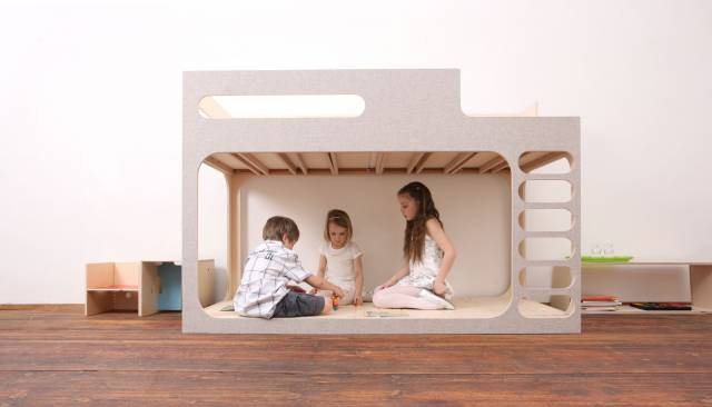 Amber in the Sky loft bed from Perludi