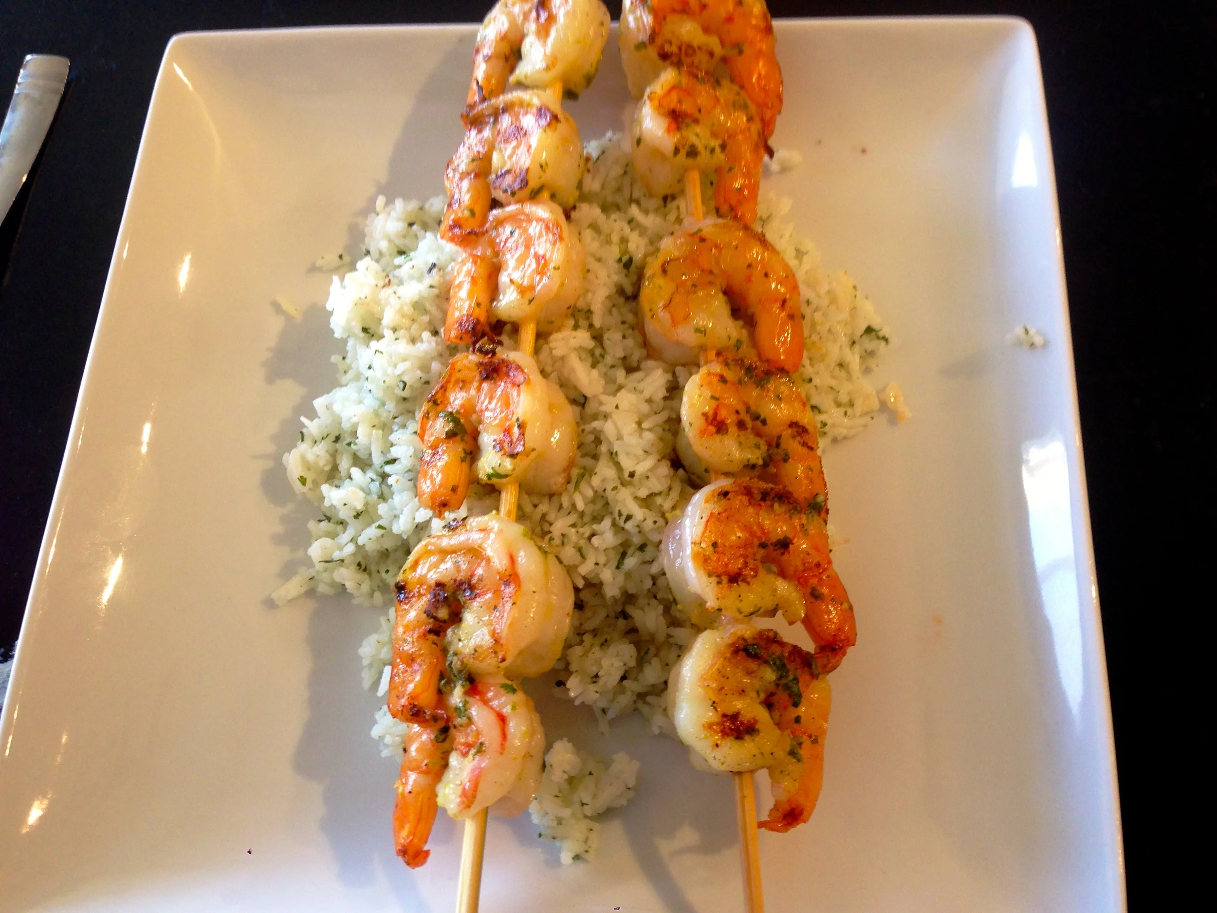 Chef Joel & Jenn: Garlic and Lime Shrimp Skewers