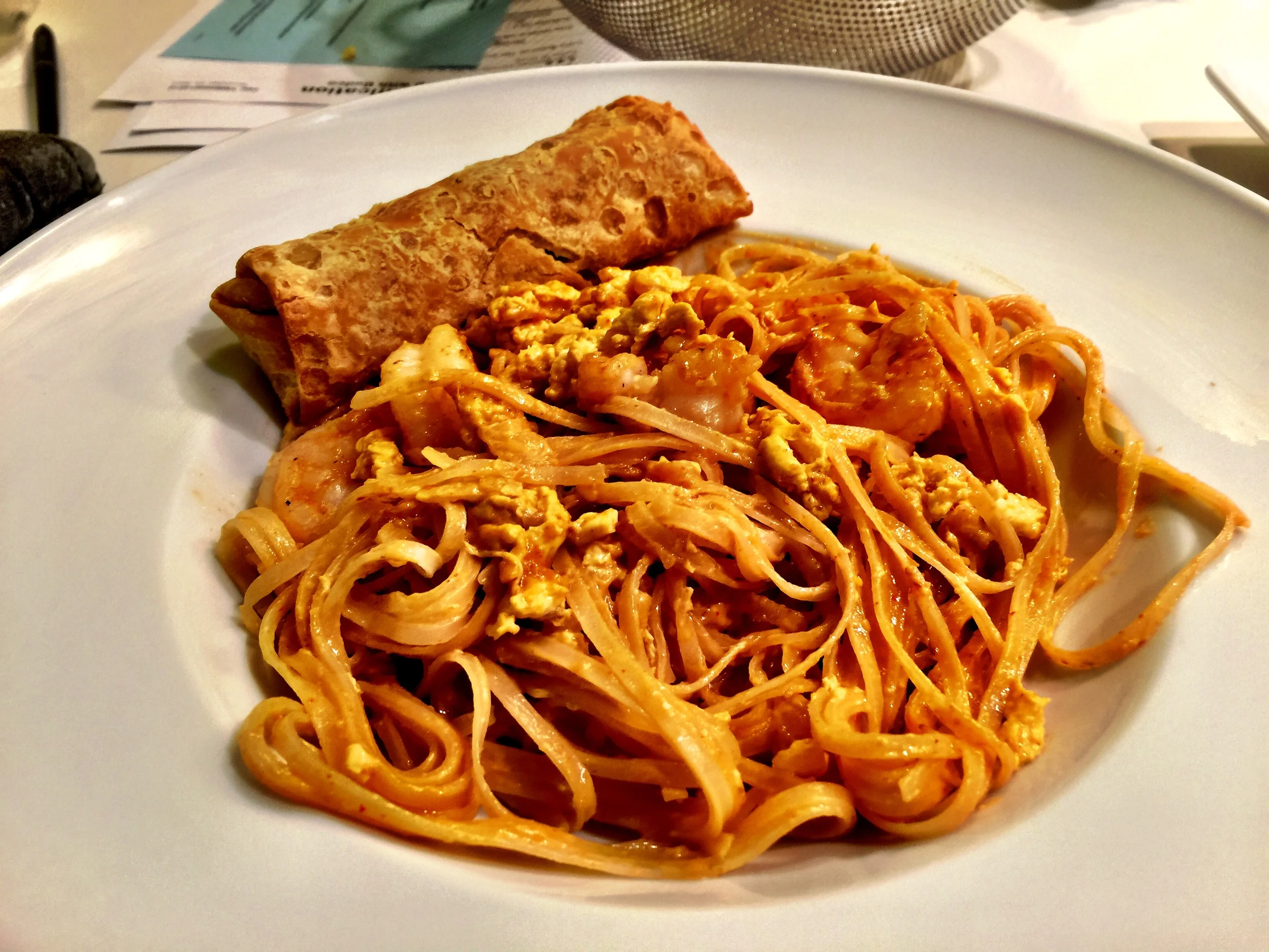 Chef Joel & Jenn: Thai Peanut Curry Noodle Stir Fry with Shrimp