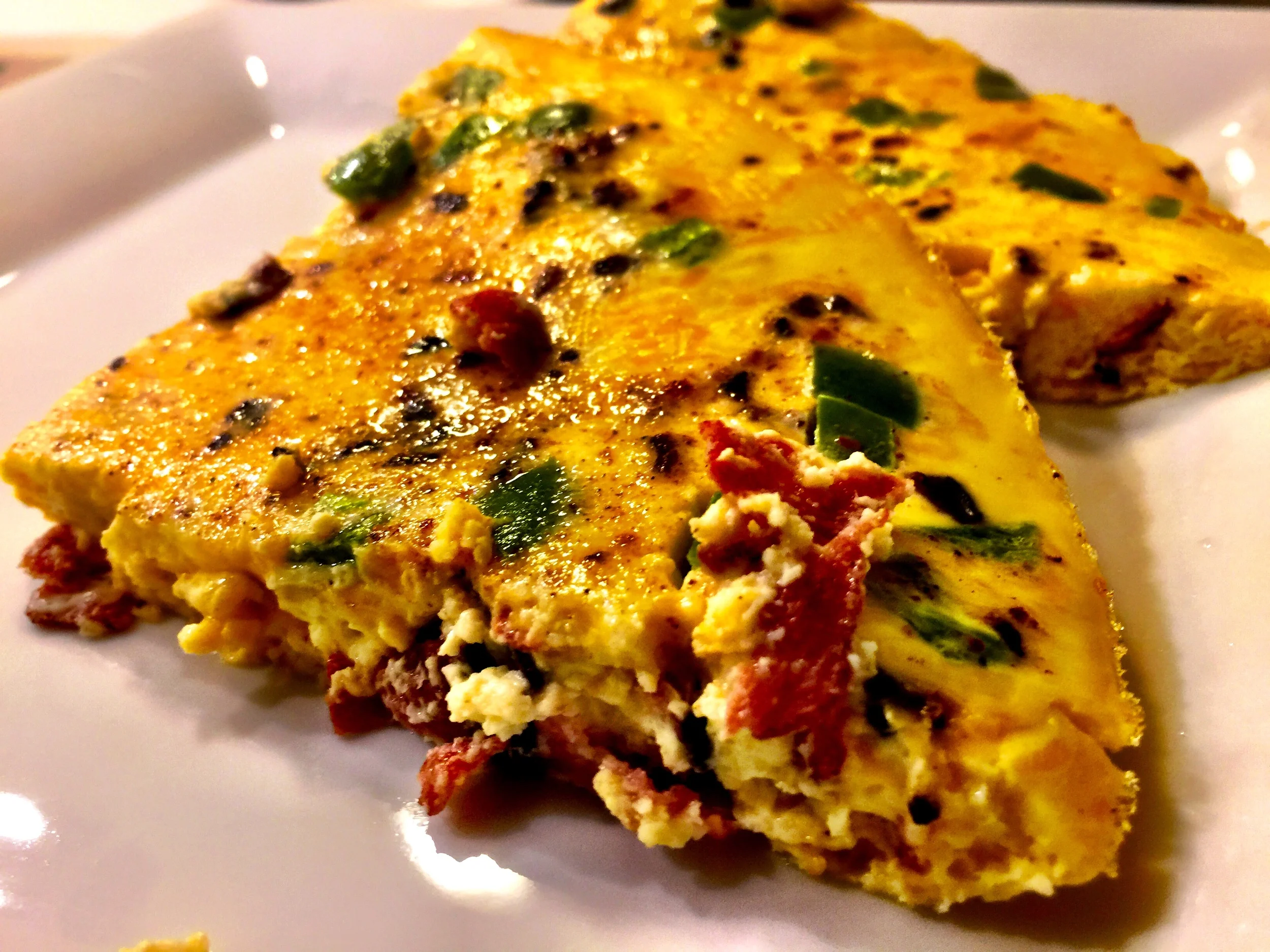 Chef Joel & Jenn: Cheddar, Bacon, and Jalapeño Frittata