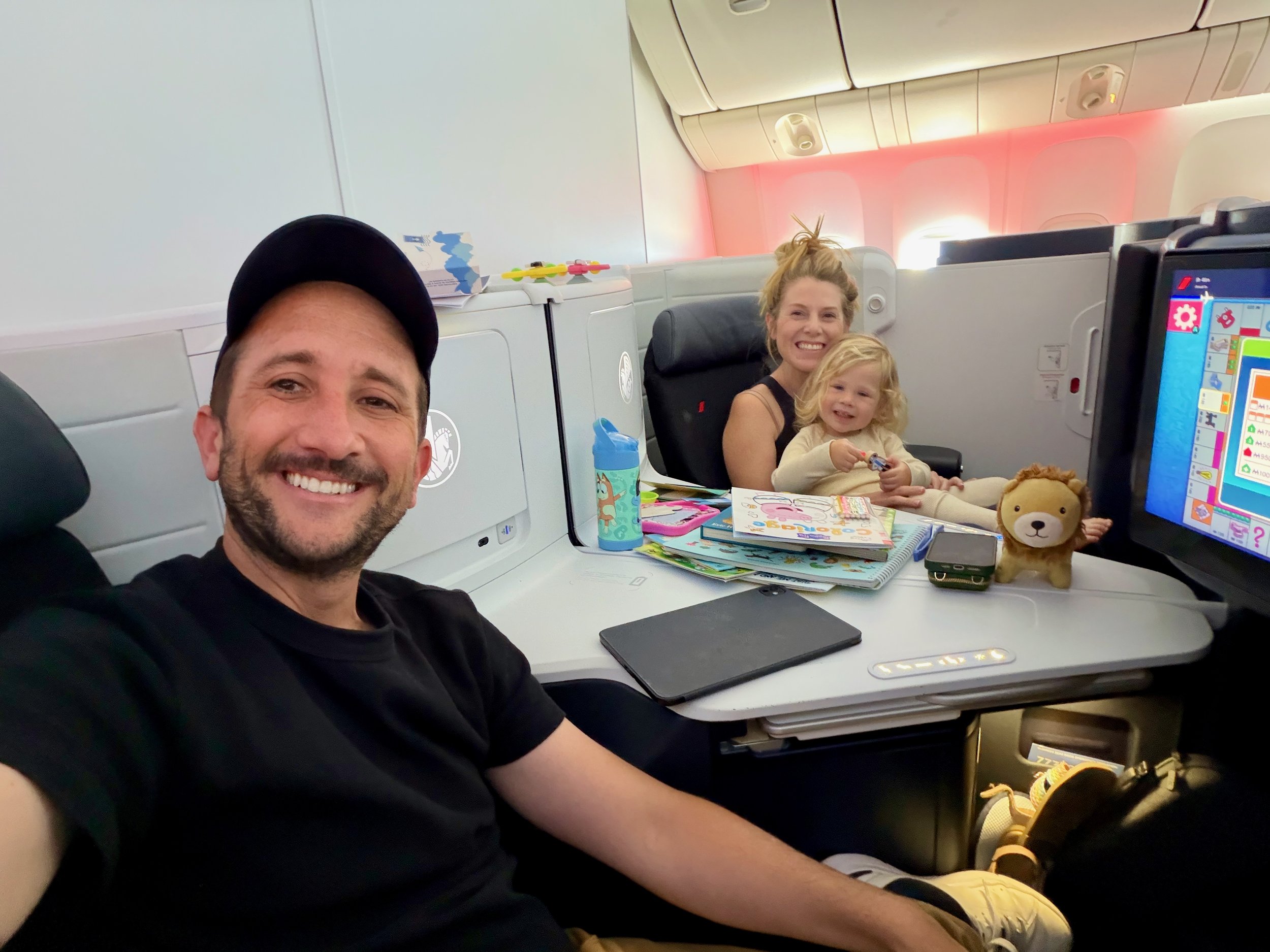 Our Flight Home from Paris
