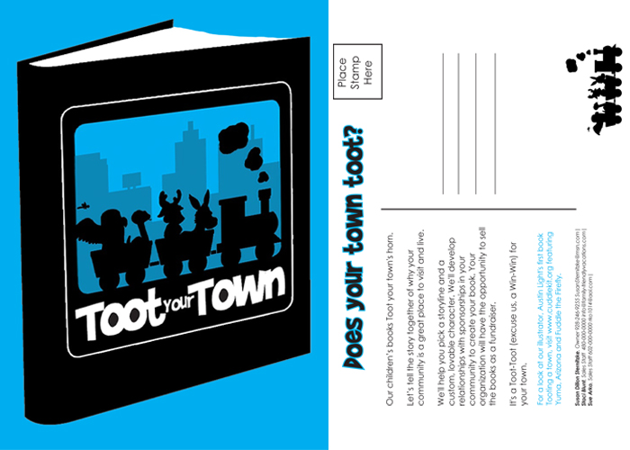 Toot Your Town postcard