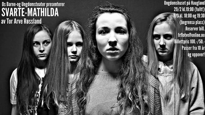 Plakaten til teaterframsyning i 2016