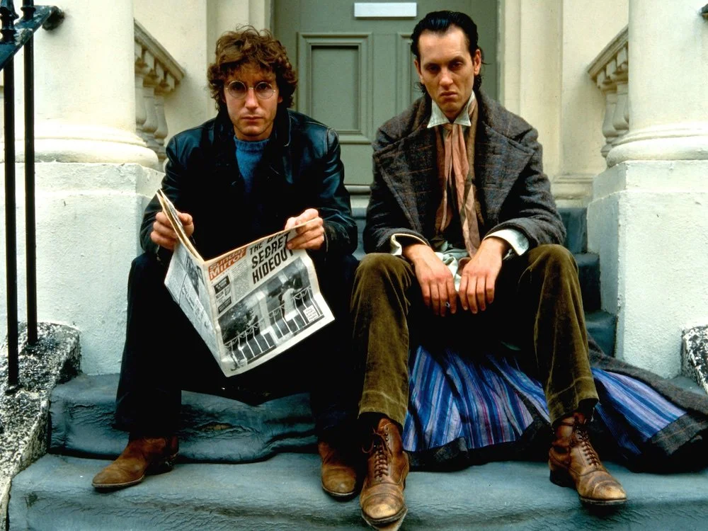 Marwood (PaulMcGann) og Withnail (Richard E.Grant) BFI