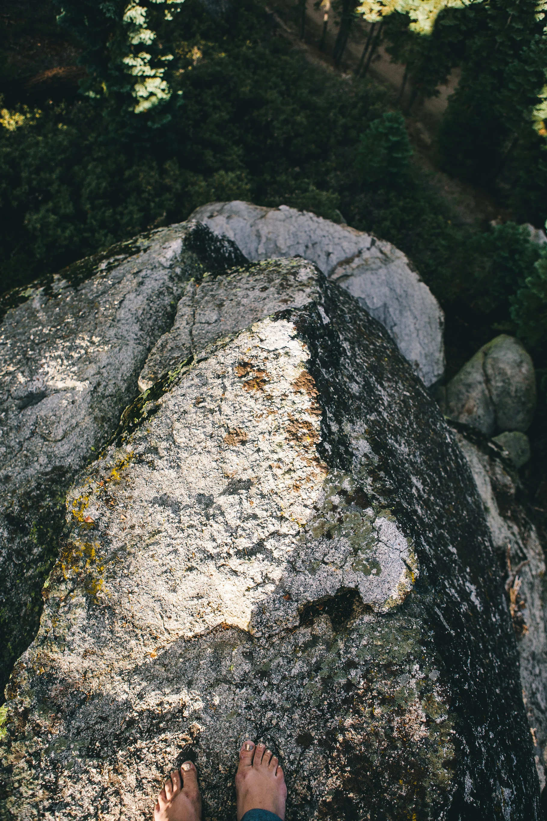 Climb barefoot