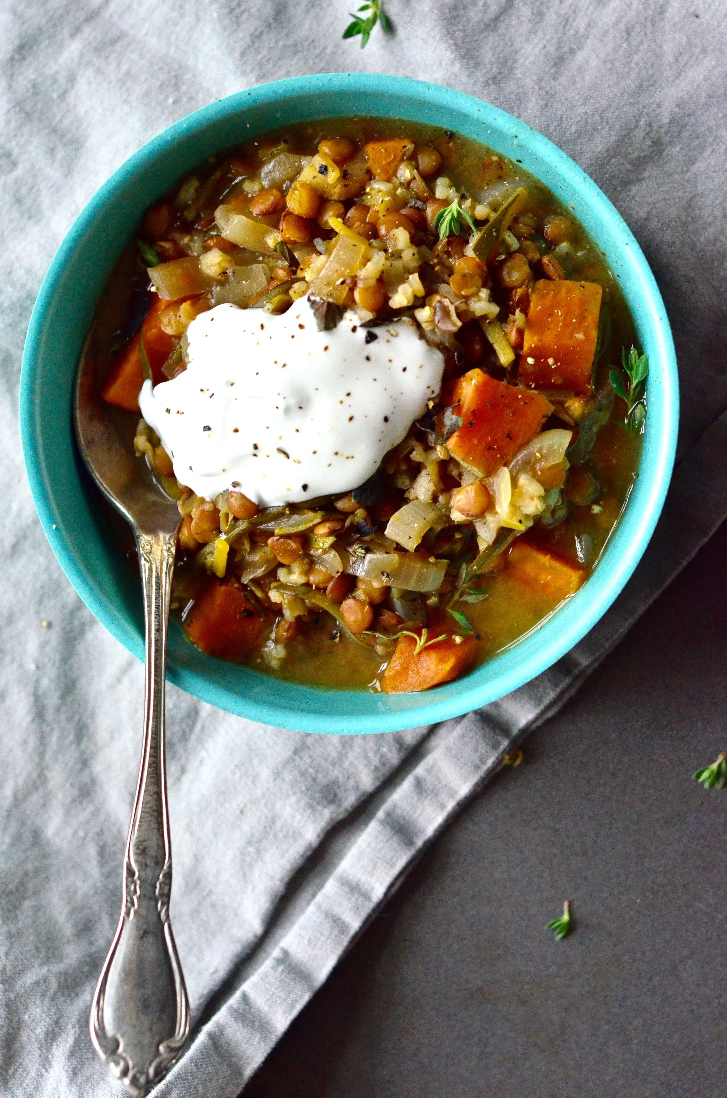 Delicious Sweet Potato Lentil CrockPot StewPURE KITCHEN