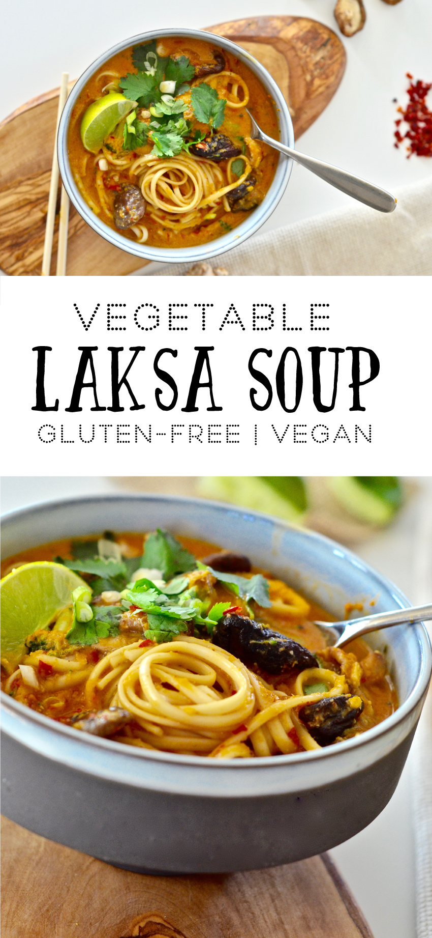 Laksa Soup (vegan gluten-free) recipe | via @puremamas