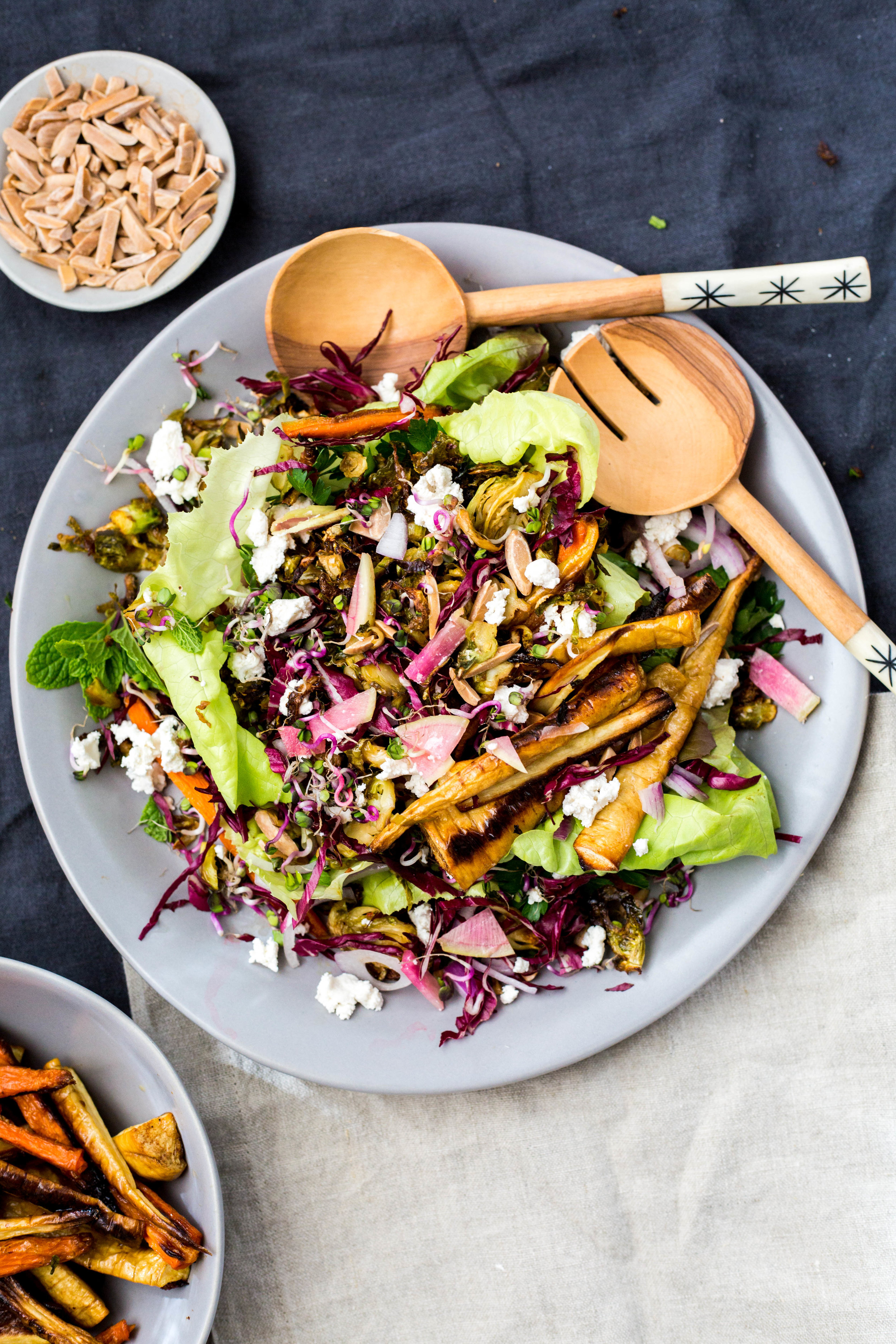 Mind Blowing Roasted Root Vegetable + Radish Salad | #glutenfree #vegan | #puremamas