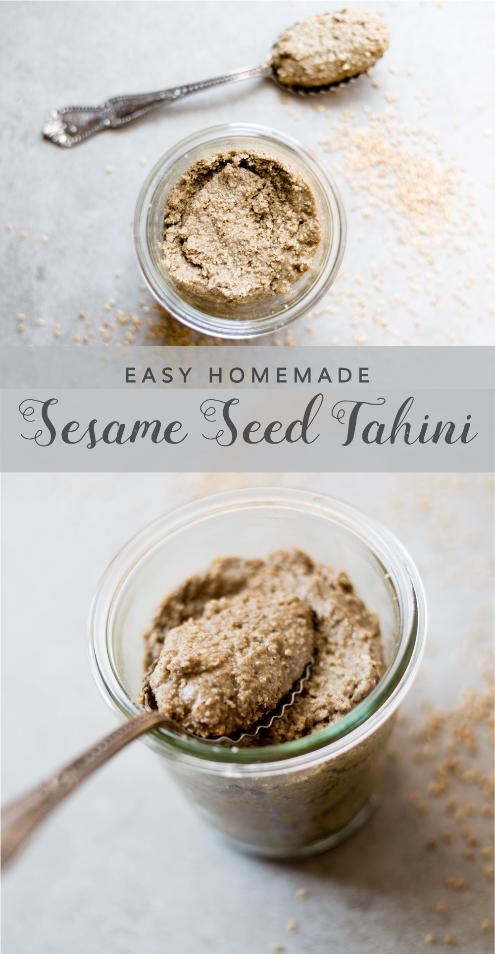 Sesame Seed Tahini Recipe | Homemade | Super healthy, easy & delicious #purekitchenblog #plantbaseddiet