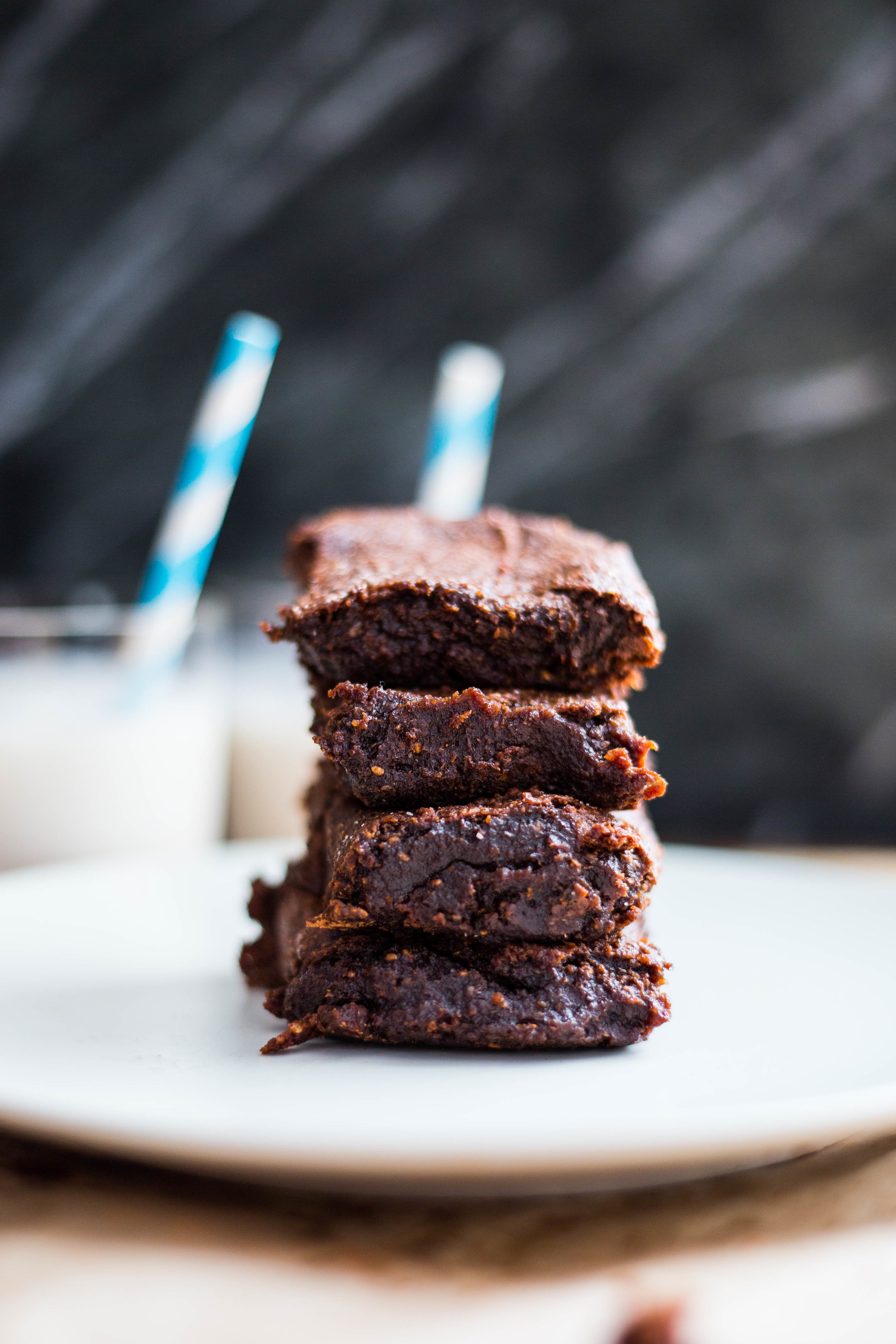 Tahini Chickpea Brownies | High Protein Plant-based | Gluten-free Grain-free egg-free | Kid Approved #purekitchenblog