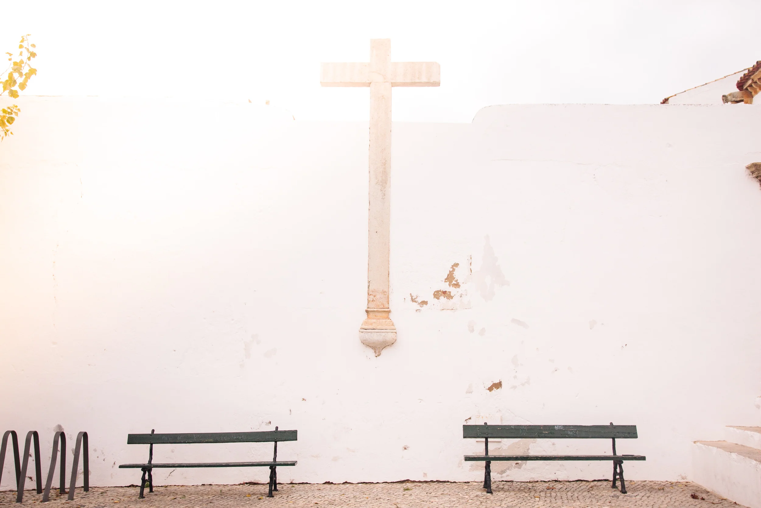 Because sometimes you just want to sit under the instrument of Jesus' death. 