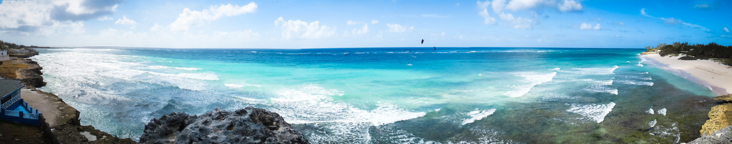 View from the coral cliffs over Silver Sands