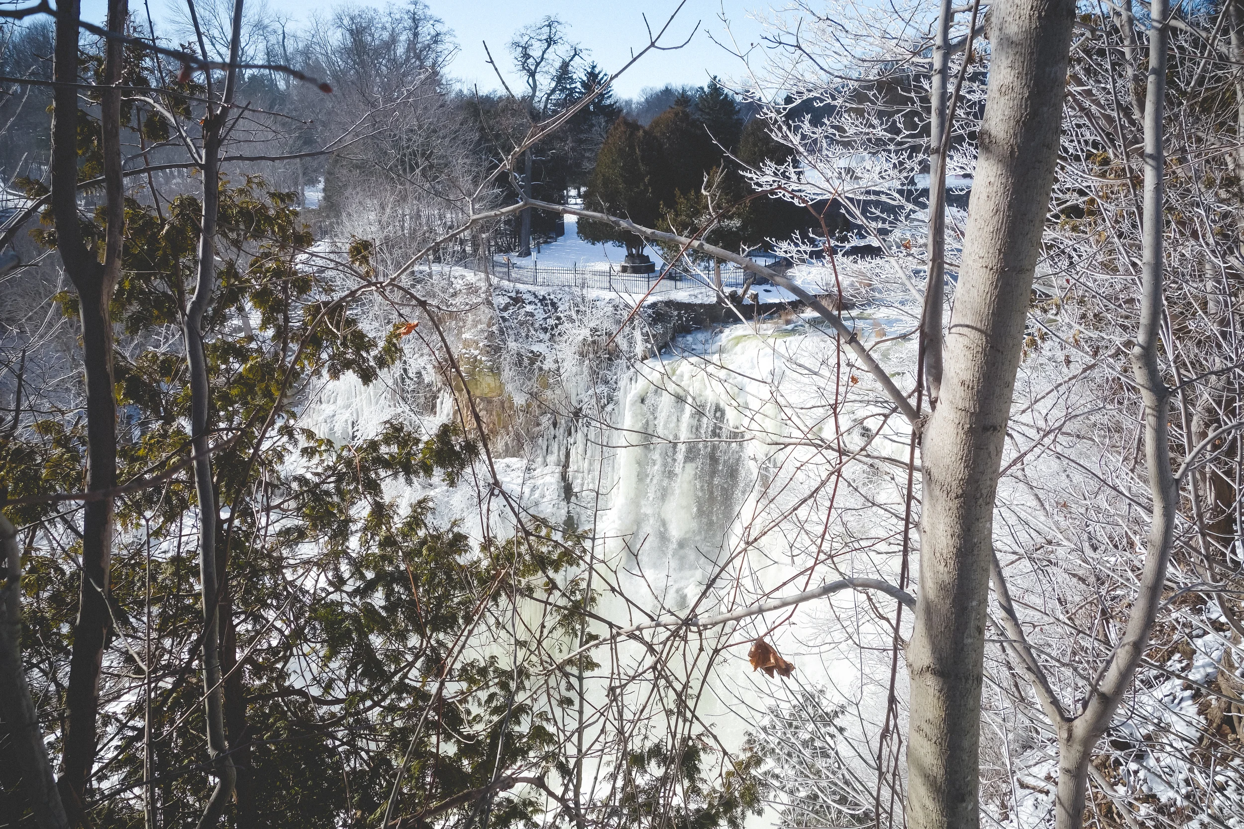 Waterfalls, featuring: WINTER