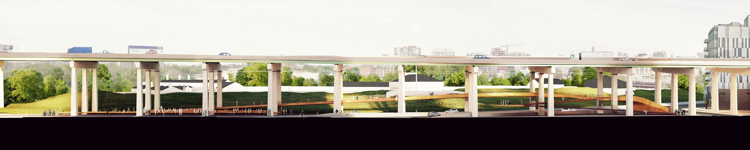 Bentway Bridge Elevation