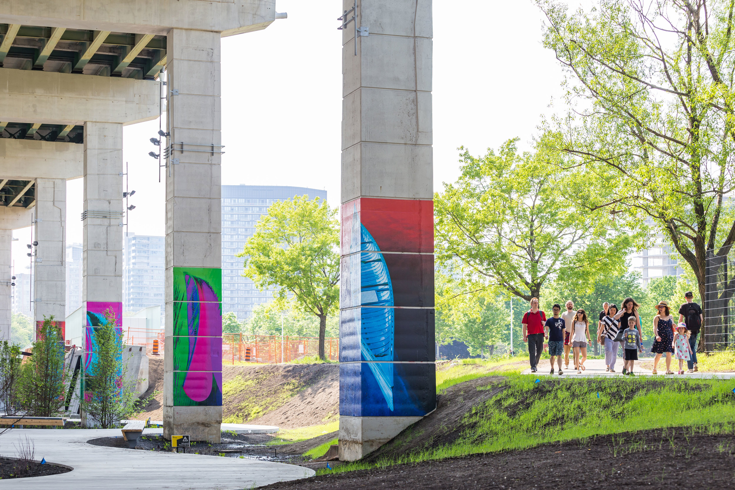 The Bentway is a key connecting piece in providing a seamless journey from Toronto’s most beloved public spaces towards the waterfront.