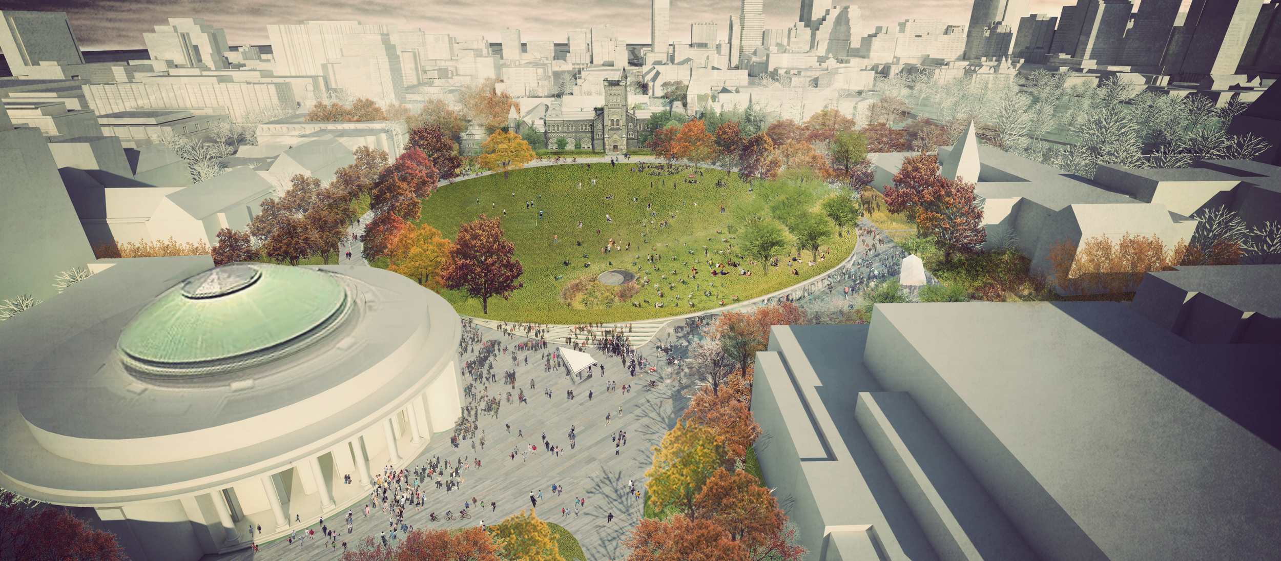 Convocation Plaza & The Circle Precinct - Autumn