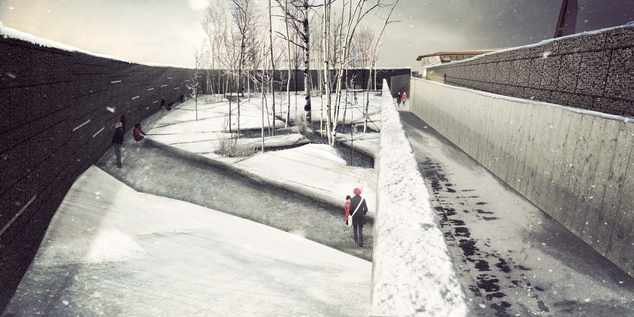 Monument Winter View