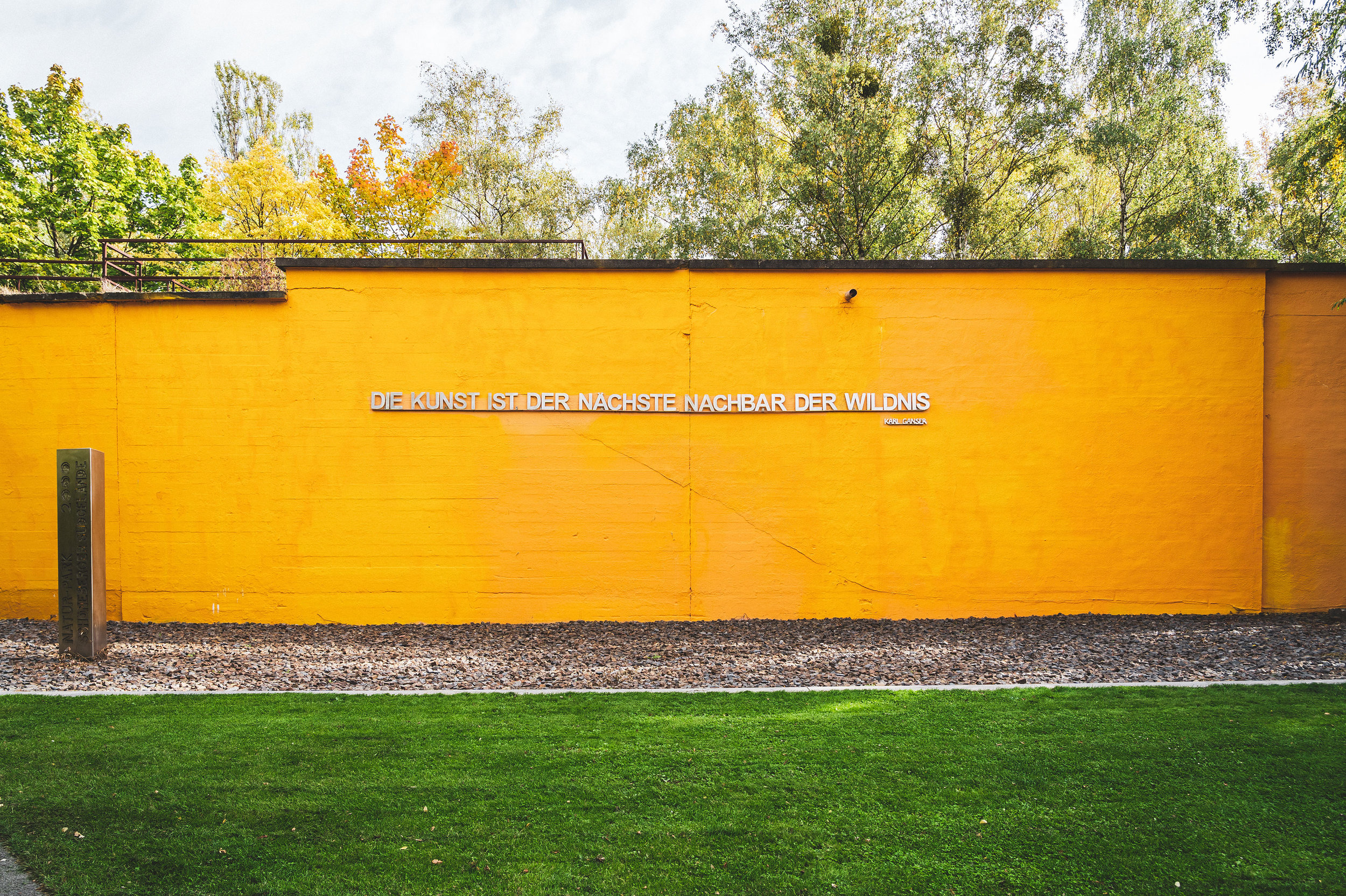 "Art is the next-door neighbor to wilderness"