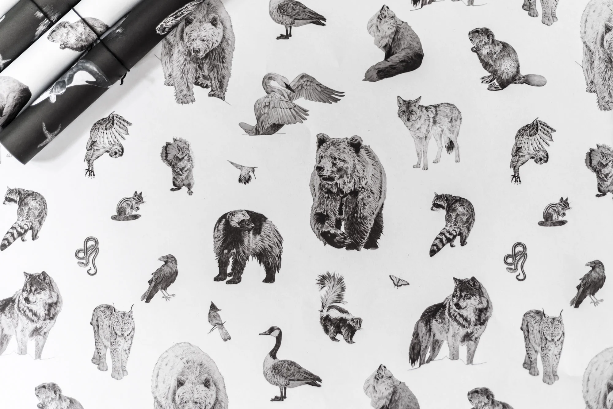 Forest animal print