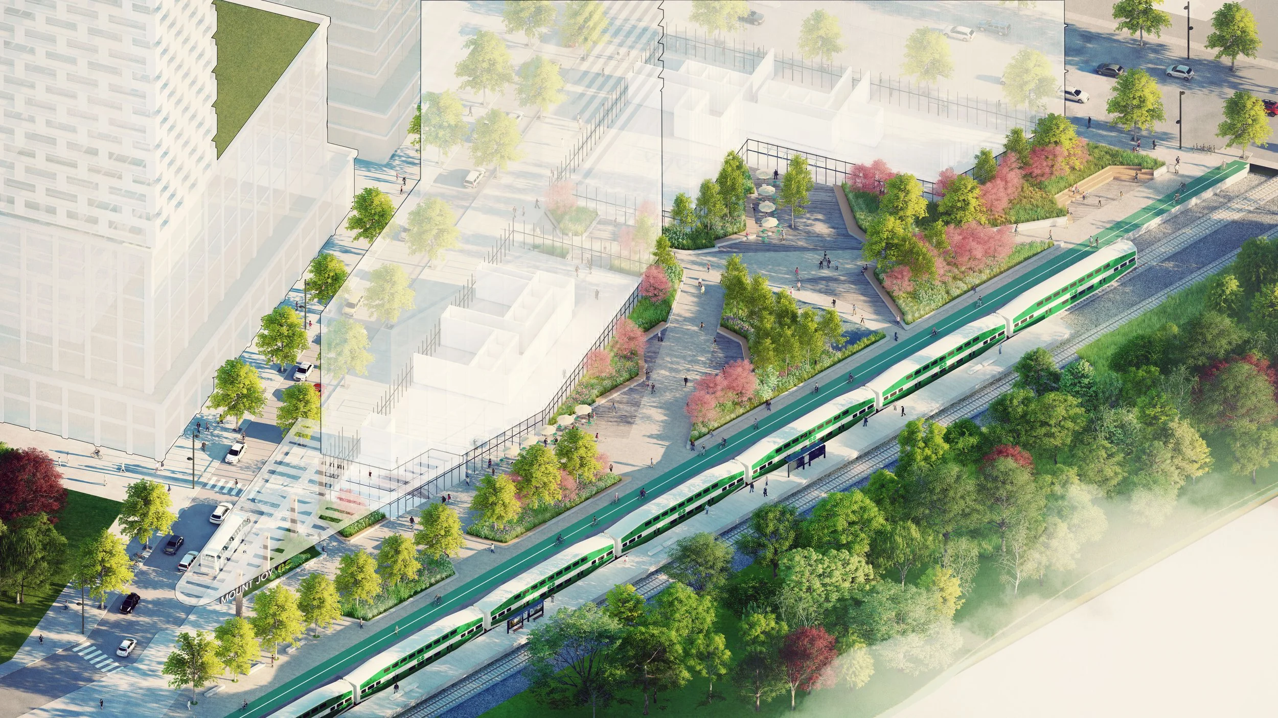 Mount Joy Go Station Axonometric