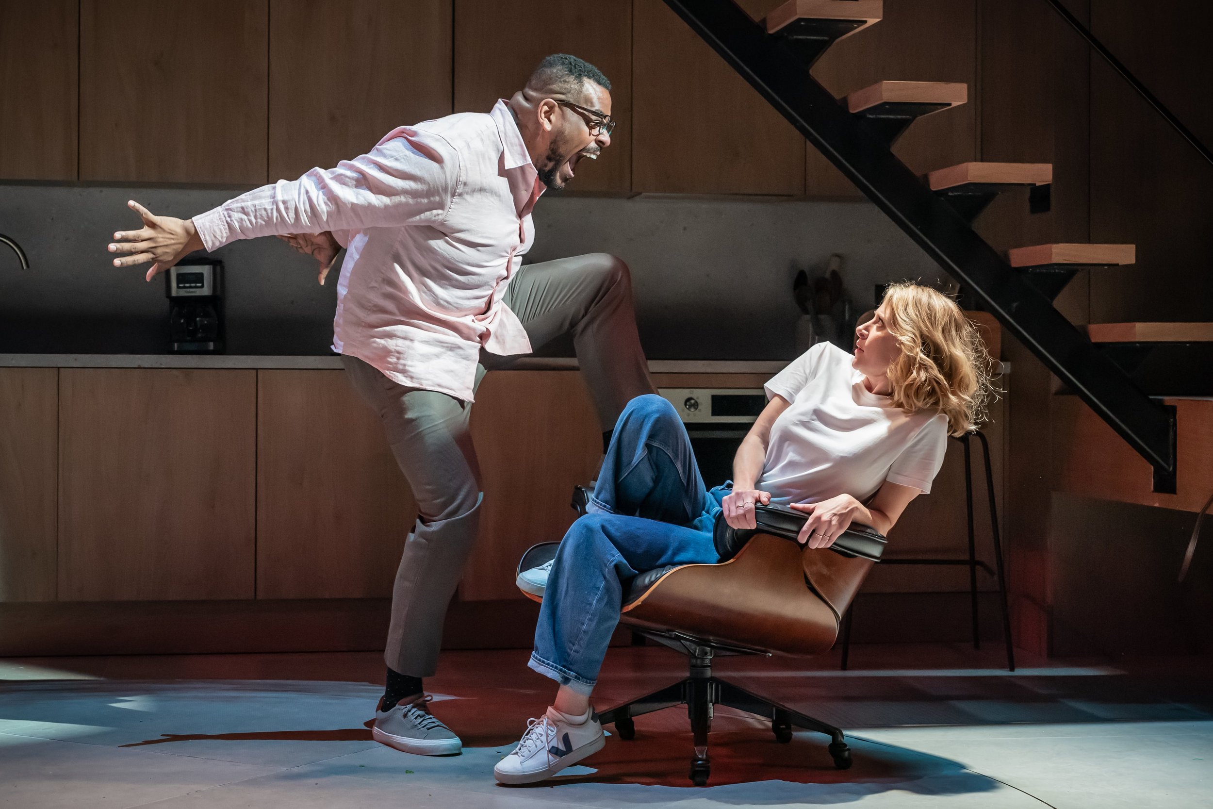 Trevor Dion Nicholas and Caissie Levy in NEXT TO NORMAL - Donmar Warehouse - photo by Marc Brenner-min.jpg